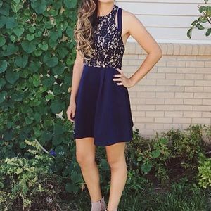 Homecoming dress navy